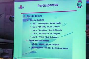 Maniobras militares en el cielo de Telde/Antonio Rico.