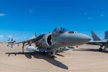 Maniobras militares en el cielo de Telde/Antonio Rico.
