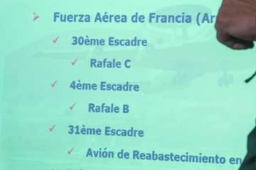 Maniobras militares en el cielo de Telde/Antonio Rico.