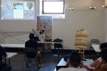 Dos ponentes imparten sus conocimientos en el Curso de Iniciación a la Arqueología en Telde/TA.