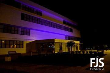 El Cubillo ya luce de violeta contra la violencia de género/F.J.S.