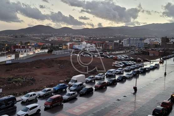  El paso de un frente nuboso deja 7,8 l/m2 en una hora en Telde/TA.
