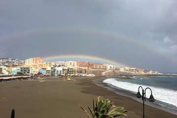 El arco visto desde Melenara/José Suárez Mesa.