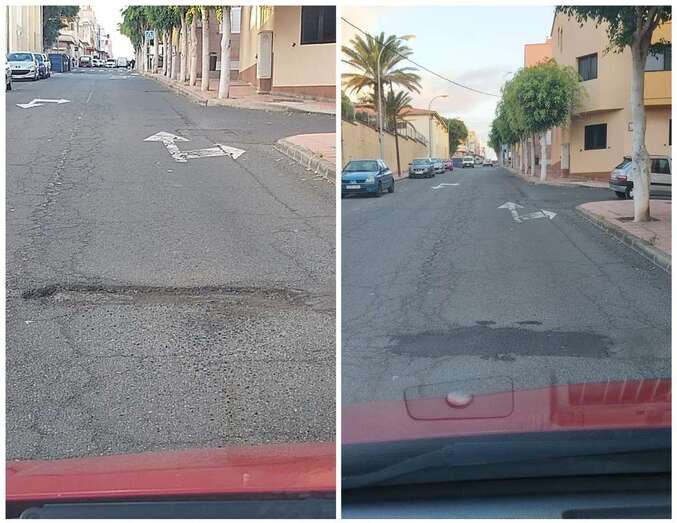 Antes y después del rebacheo/TA.