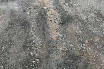 Estado de la calle de Antonio Nebrija, en Lomo los Frailes-Telde/TA.