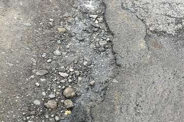 Estado de la calle de Antonio Nebrija, en Lomo los Frailes-Telde/TA.