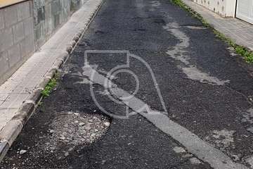 Estado actual de la calle de Juan Vega Yedra/TA.