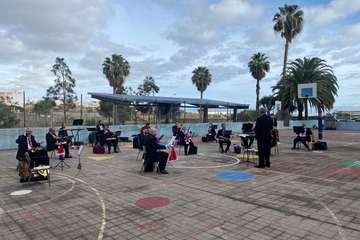 Conciertos navideños en los colegios de El Goro y El Calero/TA.