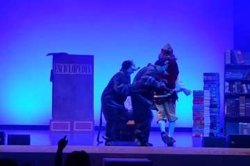 Representación en Telde del cuento El flautista de Hamelín/TA.