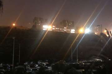 Manuel Alemán Álamo, una de las calles principales del Valle de Jinámar, sin alumbrado público/TA.