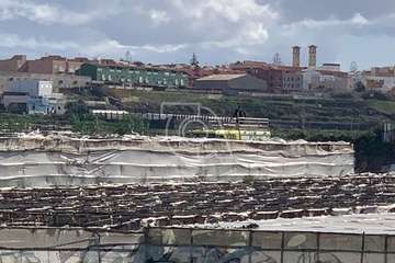 Conato de incendio en unos invernaderos de La Pardilla (Telde)/TA.