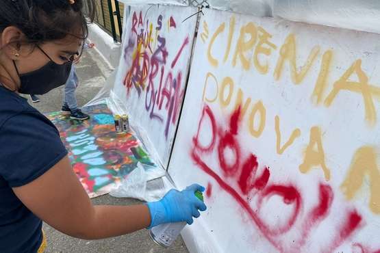 El Plan Integral promueve el arte juvenil en Jinámar/TA.