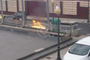 Arde un contenedor de basura en San Juan de Telde/TA.