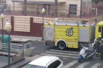 Arde un contenedor de basura en San Juan de Telde/TA.