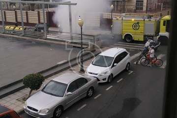 Arde un contenedor de basura en San Juan de Telde/TA.