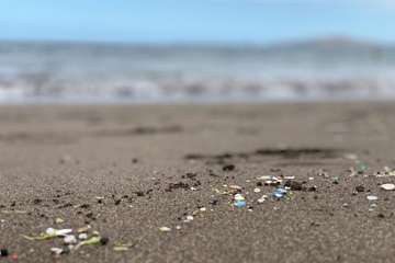Los microplásticos toman tierra en Melenara/TA.