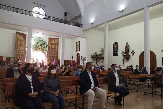 Misa en El Calero por su patrona, la Virgen de Fátima/TA.