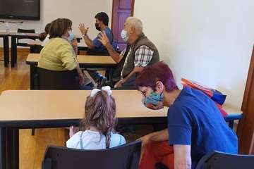María Almenara imparte un Taller de Cuentacuentos Canarios en la Casa Condal de Telde/TA.