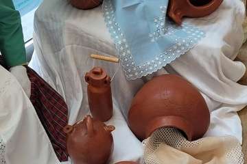  Artesanía y vestimenta tradicional canaria en el Teatro de Telde/Jesús Ruiz Mesa.