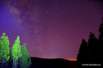 La lluvia de estrellas fugaces desde Gran Canaria/Antonio Alí.
