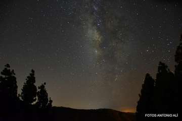 La lluvia de estrellas fugaces desde Gran Canaria/Antonio Alí.