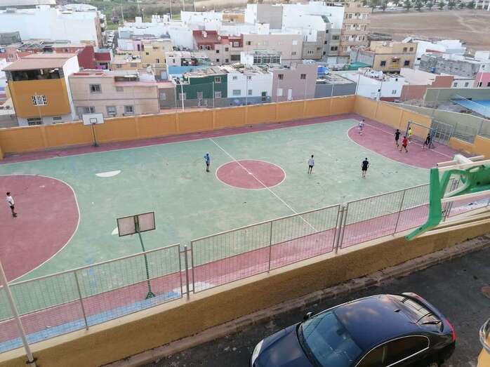 Imagen captada ayer por la tarde-noche por un lector de TELDEACTUALIDAD/TA.