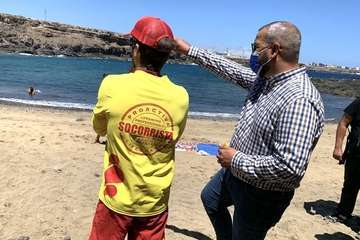 La bandera verde ondea por primera vez en Tufia, Aguadulce y Ojos de Garza/TA.