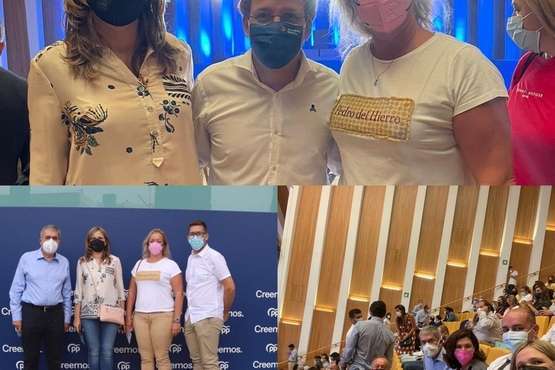 Populares de Telde, en la Convención Nacional del PP en Valencia/TA.