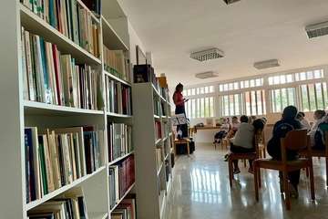 Sesión de cuentos en la Biblioteca Municipal de Jinámar/TA.