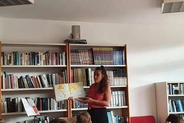 Sesión de cuentos en la Biblioteca Municipal de Jinámar/TA.