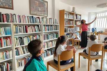 Sesión de cuentos en la Biblioteca Municipal de Jinámar/TA.