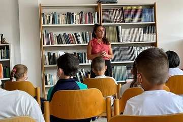 Sesión de cuentos en la Biblioteca Municipal de Jinámar/TA.