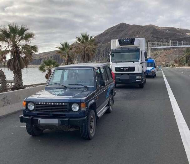 El accidente se produjo a la altura de La Laja/PLLPGC.