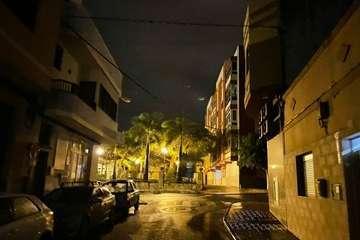 Apagón del alumbrado público en calles de Los Llanos de Telde/TA.