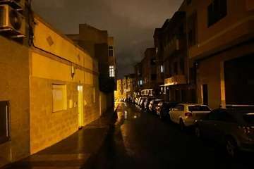 Apagón del alumbrado público en calles de Los Llanos de Telde/TA.