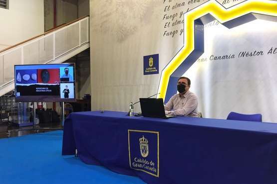 Conferencia de Abel Galindo sobre el yacimiento prehispánico de Los Melones (La Garita-Telde)/TA.