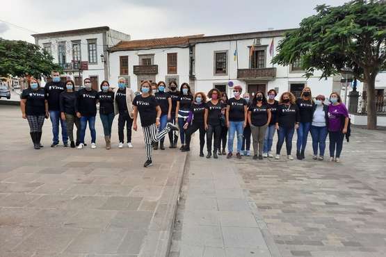  Telde 'se harta' de la violencia machista/TA y Francisco Javier Santana.