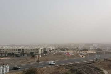 El polvo sahariano engulle a Telde/Jesús Ruiz Mesa.
