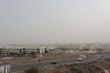 El polvo sahariano engulle a Telde/Jesús Ruiz Mesa.