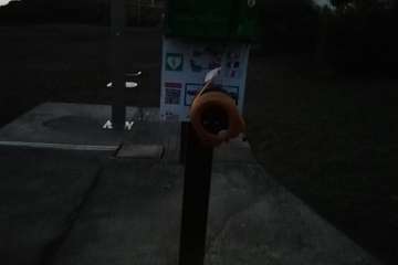 Vándalos causan destrozos al desfibrilador de La Garita/TA.