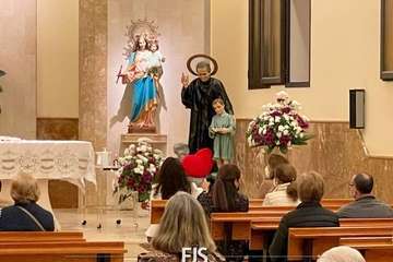 Telde rinde pleitesía a San Juan Bosco/Francisco Javier Santana.