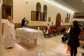 Telde rinde pleitesía a San Juan Bosco/Francisco Javier Santana.