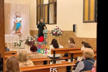 Telde rinde pleitesía a San Juan Bosco/Francisco Javier Santana.