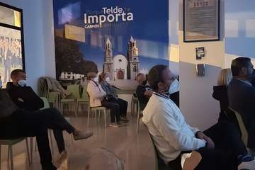 Proyección de la película Sufragistas en la sede de Nueva Canarias de Telde/TA.