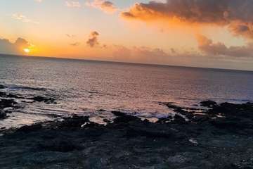 Arco iris desde la costa de Telde/Antonio Alí.