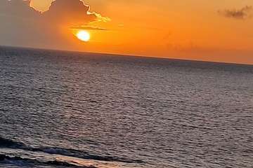 Arco iris desde la costa de Telde/Antonio Alí.