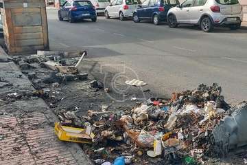  El Caracol Bajo, punto negro de la quema de contenedores en Telde/TA.