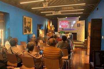 Emotivo encuentro de familiares de poetas de Telde/TA.