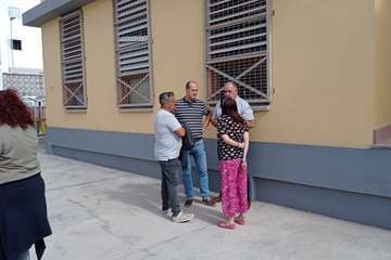 La Banda Municipal deleita a los escolares del CEIP León y Castillo de Telde/TA.