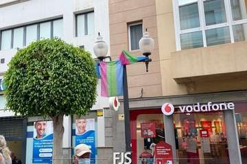 El movimiento LGTBIQ+ alumbra Los Llanos de Telde/Francisco Javier Santana.